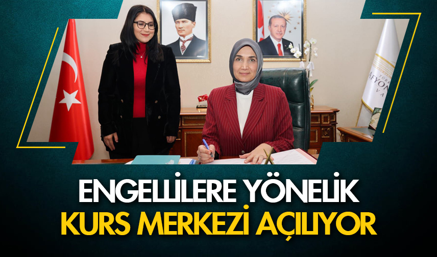 Engellilere yönelik kurs merkezi açılıyor